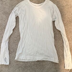 Lululemon Women's White Swiftly Tech Long Sleeve Top